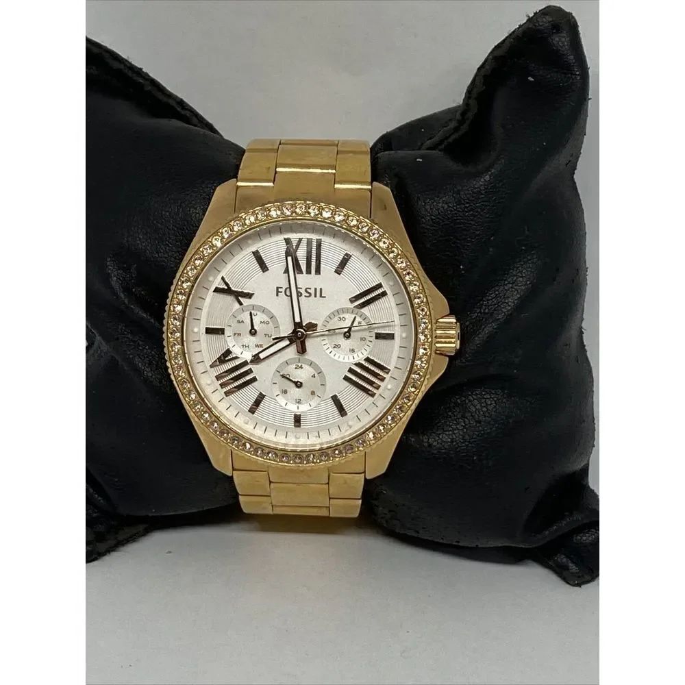 Fossil AM4630 Women's Rose Gold Stainless Steel Analog Dial Quartz Watch UC431